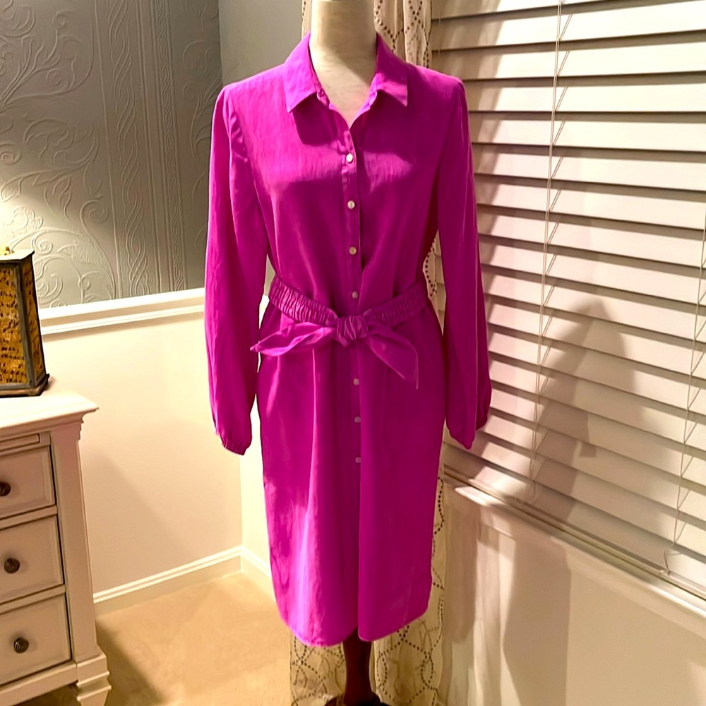 Lilly Pulitzer Linen Shirtdress.